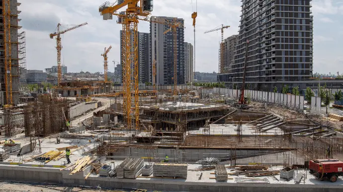 Intervention de SEE sur un chantier R+9 en tant que prestataire 